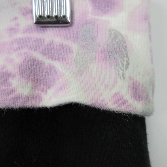 Victoria's Secret Crop Leggings Women L Pink Yoga Pants Fold Over y2k 228 - Picture 6 of 13